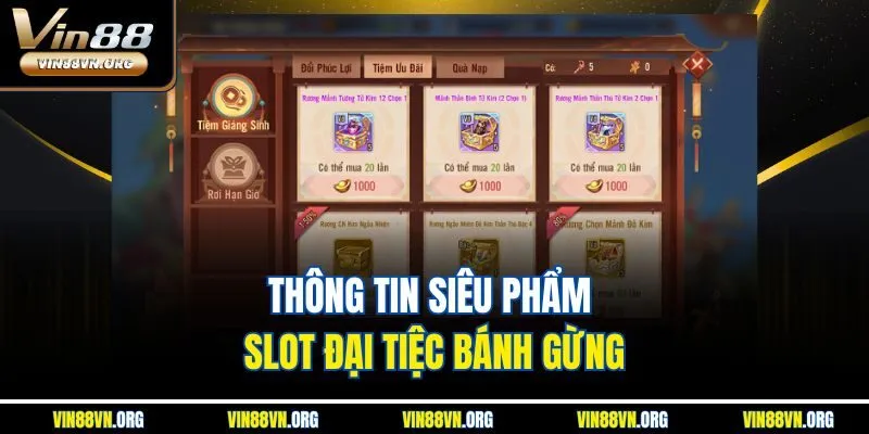 Đại Tiệc Bánh Gừng | Siêu Phẩm Slot Đổi Thưởng Vin88 2026 - HARMONY88.SURF